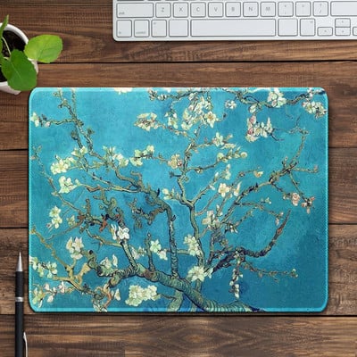 Podložka pod myš Van Gogh, hráčska malá protišmyková podložka pod stôl, podložka pod myš pod ruku, kancelária, domáci počítač, notebook, podložka pod stôl