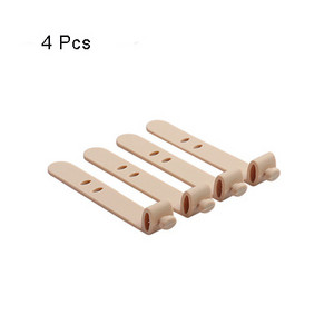 4 buc. Organizator de cabluri din silicon Legături pentru cabluri Anti-pierdere pentru căști Cablu de date Legături pentru cabluri Dtrap Organizare de birou pentru depozitare