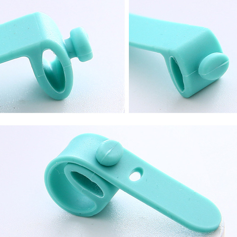 4 buc. Organizator de cabluri din silicon Legături pentru cabluri Anti-pierdere pentru căști Cablu de date Legături pentru cabluri Dtrap Organizare de birou pentru depozitare