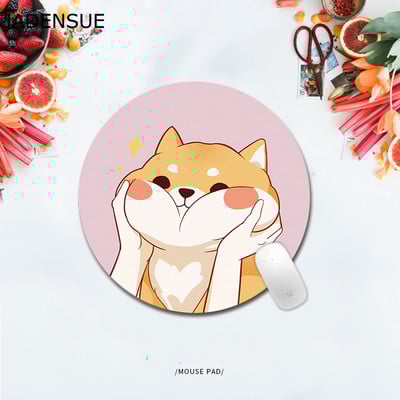 Okrugla slatka podloga za miš Kawaii Deskpad Podloge za stol Uredski tepih Podloge za stol Podloga za miš Podloga za miš Gumena podloga za stol računala Tipkovnica