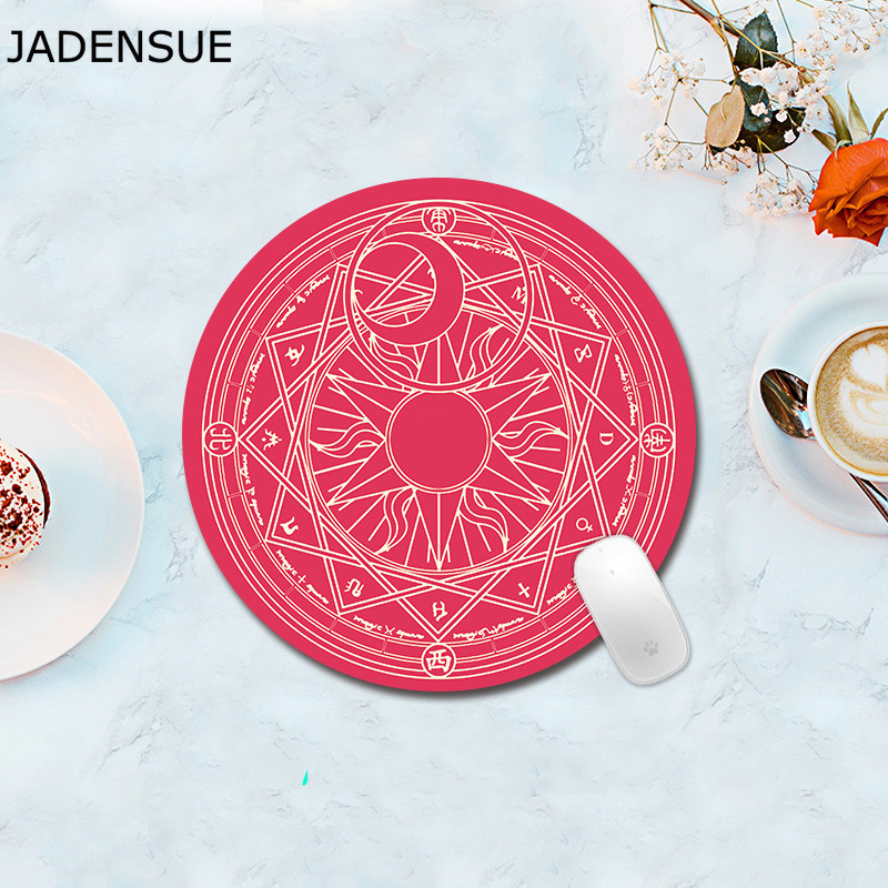 Okrugla slatka podloga za miš Kawaii Deskpad Podloge za stol Uredski tepih Podloge za stol Podloga za miš Podloga za miš Gumena podloga za stol računala Tipkovnica