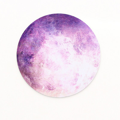 Tampă de mouse rotundă Kawaii Celestial Covoraș moale pentru joc Capac pentru computer Tampoane pentru covoraș de birou Tampoane anti-alunecare pentru PC Tampă mouse-ul de birou, rezistentă la apă, 22 cm