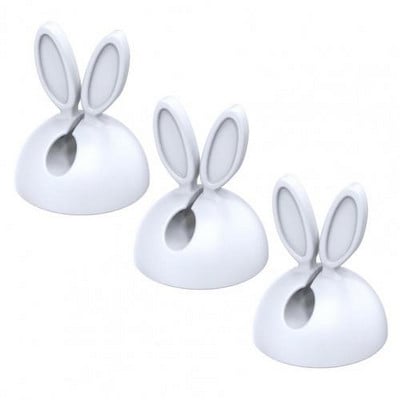 Dizajn malog otvora Silikonski silikonski stolni držač žice za zečje uši za učenje