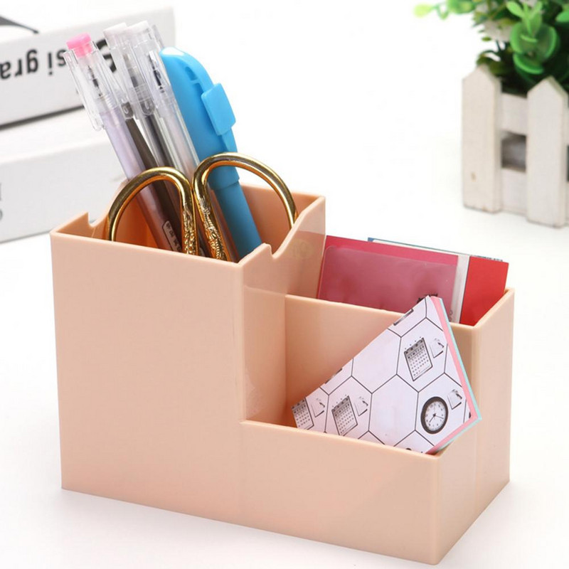 Πολυλειτουργική βάση επιτραπέζιου στυλό Γραφική ύλη Εργαλεία μακιγιάζ Organizer Πλαστικό κουτί Γραφείο Θήκη κινητού τηλεφώνου Σχολικά είδη