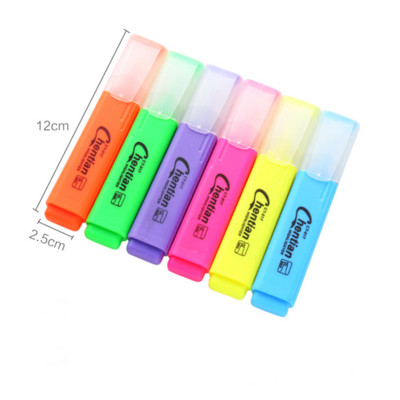 6pc Creative Candy Color Highlighter Graffiti Marker Pen Student Hand Account Highlighter velikog kapaciteta Uredski školski pribor