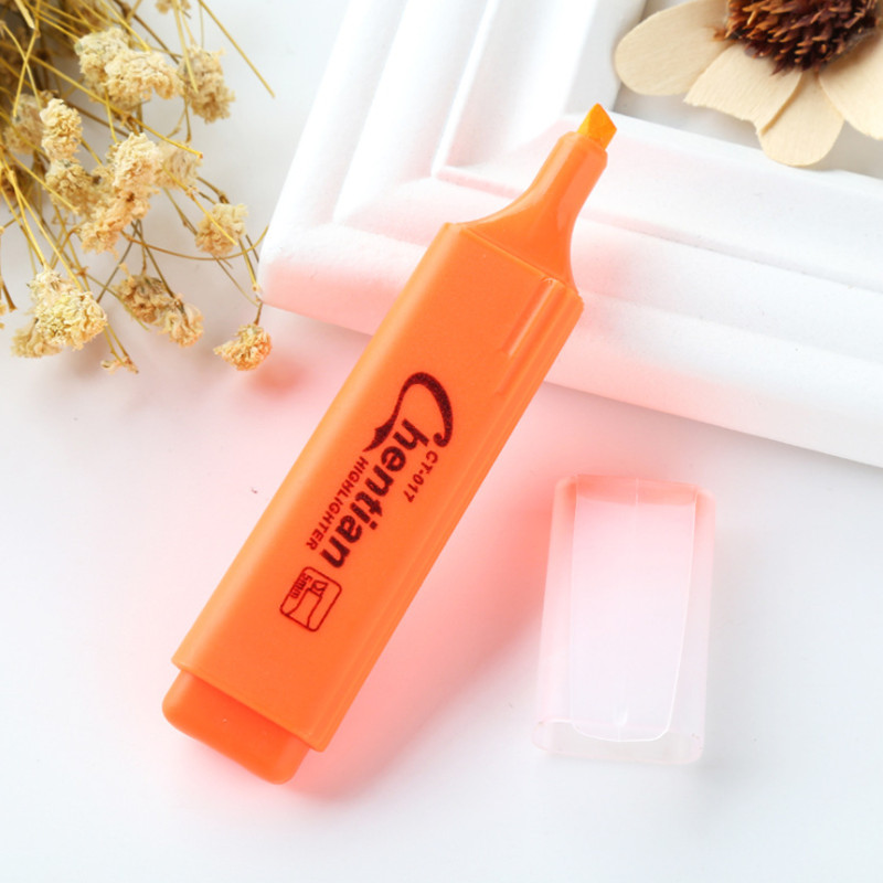 6pc Creative Candy Color Highlighter Graffiti Marker Pen Student Hand Account Highlighter velikog kapaciteta Uredski školski pribor