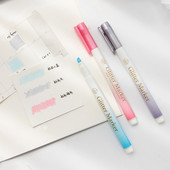 1PC pastelni fini svjetlucavi marker za označavanje Kawaii pastelna olovka za označavanje bisernim spomenarima oslikani pribor za pisanje