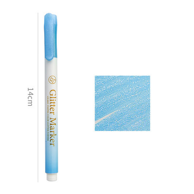 1PC pastelni fini svjetlucavi marker za označavanje Kawaii pastelna olovka za označavanje bisernim spomenarima oslikani pribor za pisanje