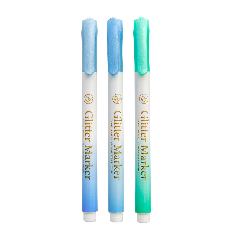 1PC pastelni fini svjetlucavi marker za označavanje Kawaii pastelna olovka za označavanje bisernim spomenarima oslikani pribor za pisanje