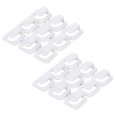 2 kompleta stezaljki za podatkovni kabel Korisne ABS mini kopče za pričvršćivanje žice za pohranu stola za stol.