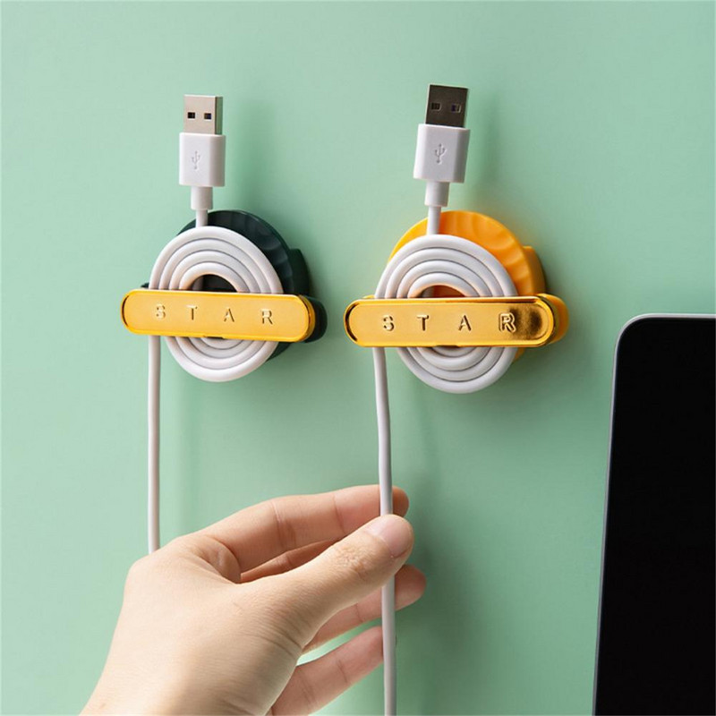 Žičani organizator Chic, lagana samoljepljiva stezaljka za kabele za dnevni boravak, stezaljka za kabele, organizator kabela