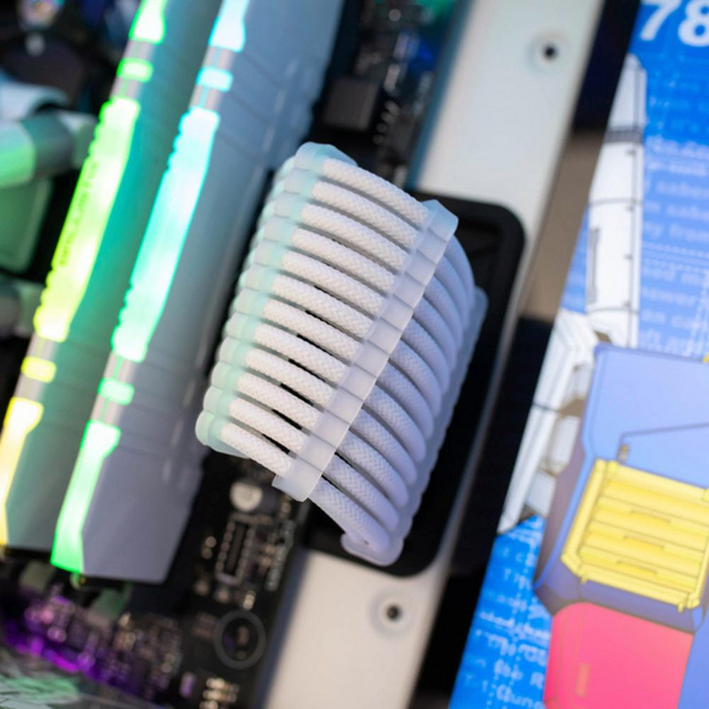 24 tk/komplekt Kasulik kaablikamm Tõhus kaasaskantav kaablikoristaja 6/8/24 kontaktiga arvuti toitekaabli klamber kontorikaabliklambri jaoks