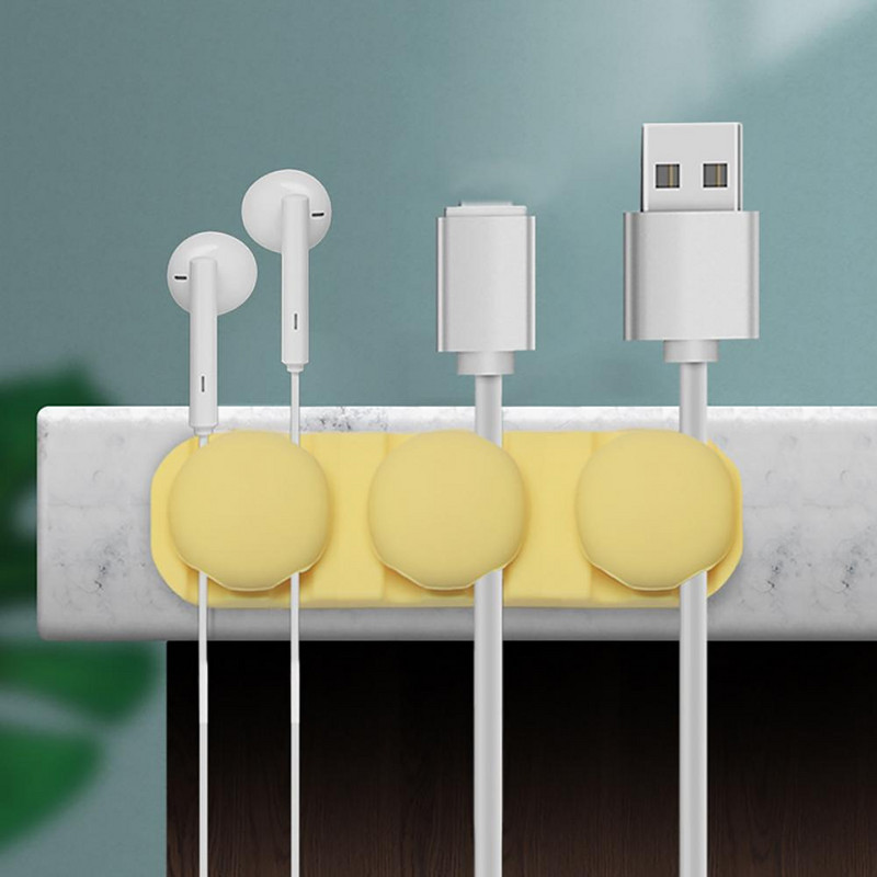 Hasznos 4/6 lyukú, rugalmas huzaltekercselő kábelrögzítő könnyű, ütésmentes