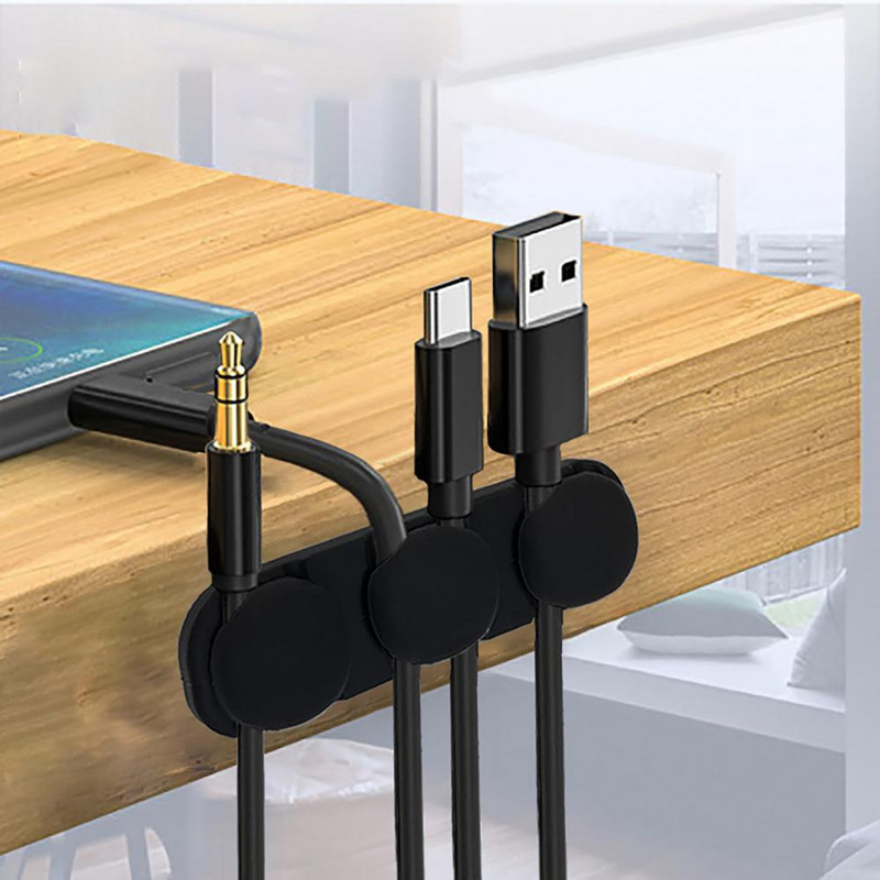 Hasznos 4/6 lyukú, rugalmas huzaltekercselő kábelrögzítő könnyű, ütésmentes