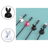 3 τεμάχια/σετ Αξιόπιστη βάση δεδομένων καλωδίου διαχείρισης καλωδίου δεδομένων αυτιού κουνελιού Συμπαγής σχεδιασμός μικρού ανοίγματος