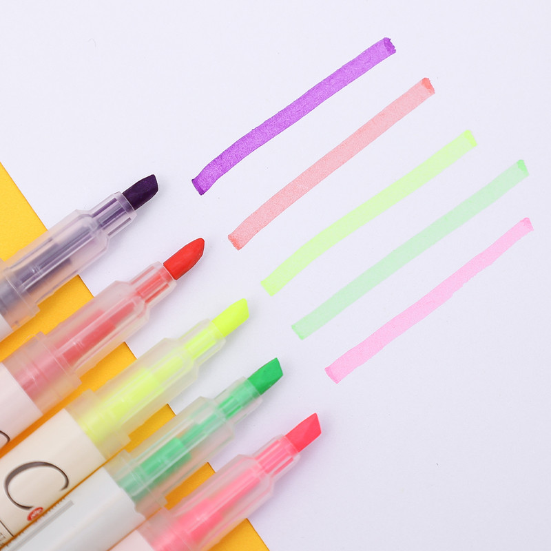 6 Έγχρωμα 12 Χρώμα Διπλή κεφαλή επισημάνσεις Μαρκαδόρος σχεδίασης Φοιτητικό Σχολείο Γραφείο Γραφείο Φοιτητικό Είδη ζωγραφικής