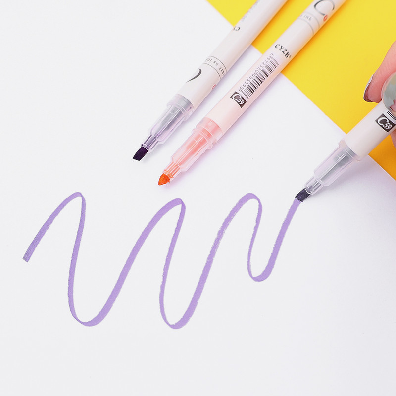 6 Έγχρωμα 12 Χρώμα Διπλή κεφαλή επισημάνσεις Μαρκαδόρος σχεδίασης Φοιτητικό Σχολείο Γραφείο Γραφείο Φοιτητικό Είδη ζωγραφικής