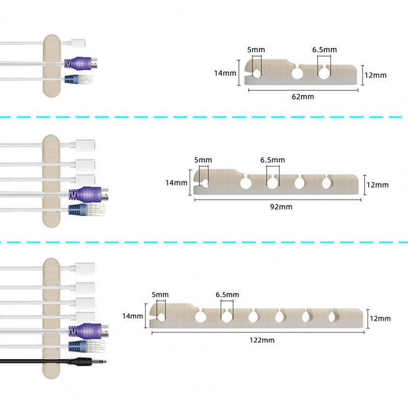 Αξιόπιστη Ατζέντα καλωδίων Ευέλικτη βάση σιλικόνης θήκης καλωδίου διαχείρισης συρμάτινου καλωδίου
