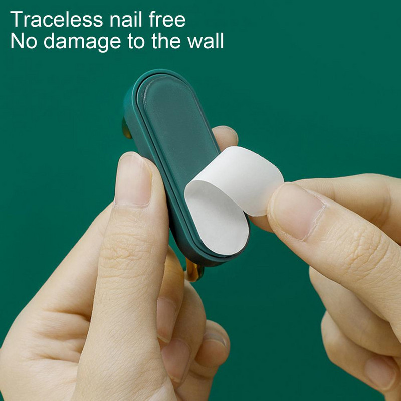 2db dugós horog ütésmentes, összehajtható kreatív agancs dizájn tápkábel fali akasztó kampós kábelrendező 2021