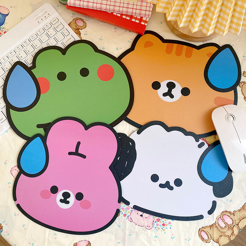 Kawaii Anime Podloga za miša Slatki uredski materijal Podloga za stol Neklizajuća gumena podloga Podloga za stol sa životinjama Dekoracije za stol za žene Ured