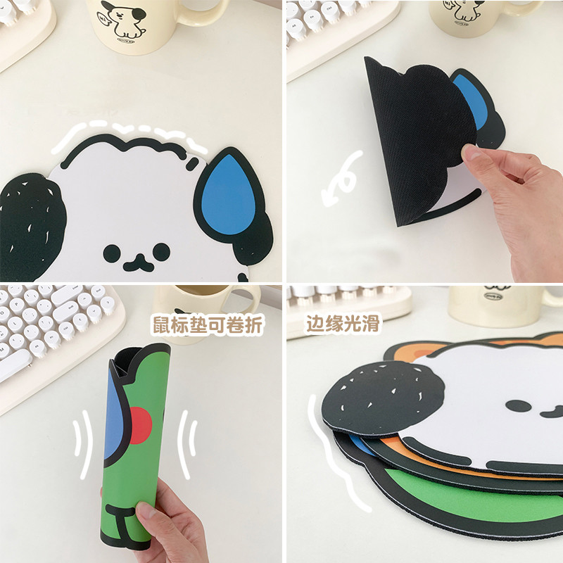 Kawaii Anime Podloga za miša Slatki uredski materijal Podloga za stol Neklizajuća gumena podloga Podloga za stol sa životinjama Dekoracije za stol za žene Ured