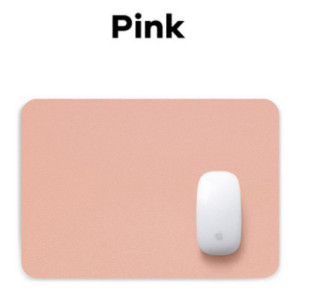 Deskpad Covorașe de birou drăguțe Mouse Pad Mini impermeabil din piele PU Covoraș de mouse pentru laptop Protector de tastatură pentru birou Rechizite de birou 21x25cm