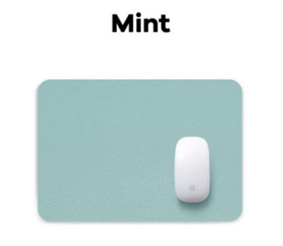 Deskpad Covorașe de birou drăguțe Mouse Pad Mini impermeabil din piele PU Covoraș de mouse pentru laptop Protector de tastatură pentru birou Rechizite de birou 21x25cm