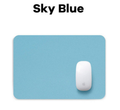 Deskpad Covorașe de birou drăguțe Mouse Pad Mini impermeabil din piele PU Covoraș de mouse pentru laptop Protector de tastatură pentru birou Rechizite de birou 21x25cm