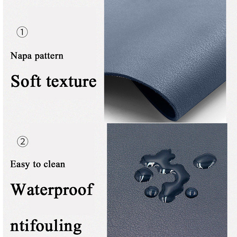 Deskpad Covorașe de birou drăguțe Mouse Pad Mini impermeabil din piele PU Covoraș de mouse pentru laptop Protector de tastatură pentru birou Rechizite de birou 21x25cm