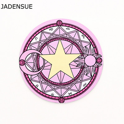 Kawaii Okrugla Celestial podloga za miša Meka podloga za igre Računalna kapa Podloga za stol Podloge Neklizajuća Rubbe PC Vodootporna podloga za uredski miš 22 cm