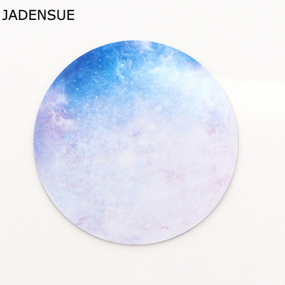 Kawaii Okrugla Celestial podloga za miša Meka podloga za igre Računalna kapa Podloga za stol Podloge Neklizajuća Rubbe PC Vodootporna podloga za uredski miš 22 cm