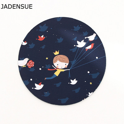 Kawaii Okrugla Celestial podloga za miša Meka podloga za igre Računalna kapa Podloga za stol Podloge Neklizajuća Rubbe PC Vodootporna podloga za uredski miš 22 cm