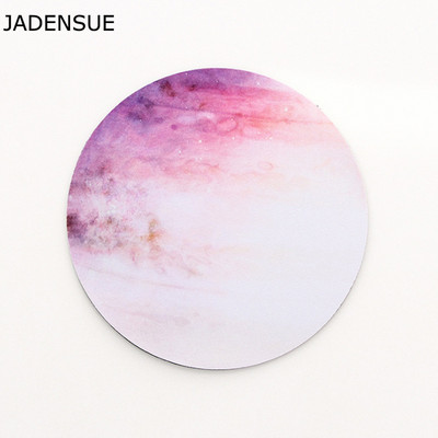 Kawaii Okrugla Celestial podloga za miša Meka podloga za igre Računalna kapa Podloga za stol Podloge Neklizajuća Rubbe PC Vodootporna podloga za uredski miš 22 cm