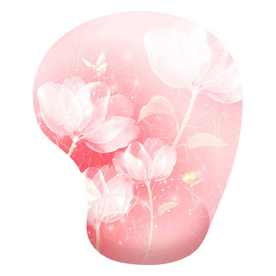 Τραπέζι λουλουδιών Εργονομικό μαξιλαράκι ποντικιού με αντιολισθητικό στήριγμα καρπού, λαστιχένια βάση μελέτης γραφείου για τυχερά παιχνίδια, στο βραχιολάκι του τραπεζιού