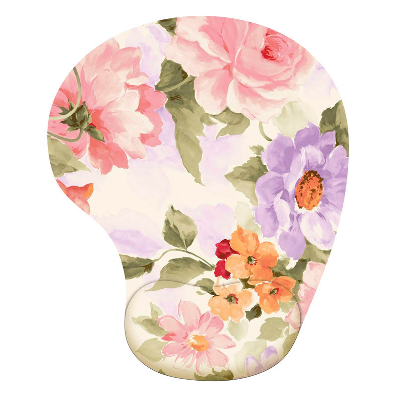 Τραπέζι λουλουδιών Εργονομικό μαξιλαράκι ποντικιού με αντιολισθητικό στήριγμα καρπού, λαστιχένια βάση μελέτης γραφείου για τυχερά παιχνίδια, στο βραχιολάκι του τραπεζιού