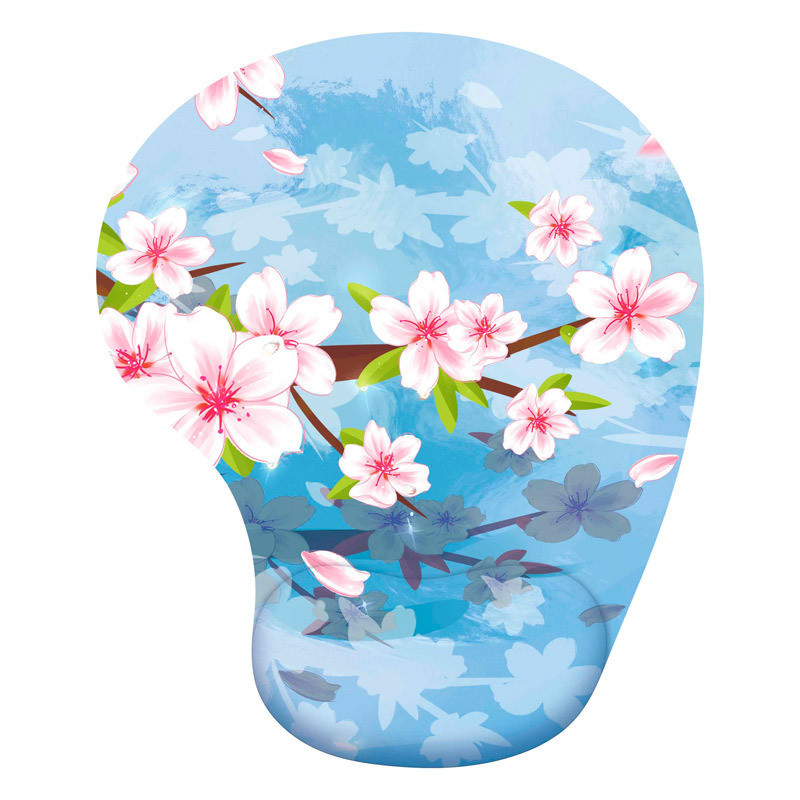 Τραπέζι λουλουδιών Εργονομικό μαξιλαράκι ποντικιού με αντιολισθητικό στήριγμα καρπού, λαστιχένια βάση μελέτης γραφείου για τυχερά παιχνίδια, στο βραχιολάκι του τραπεζιού