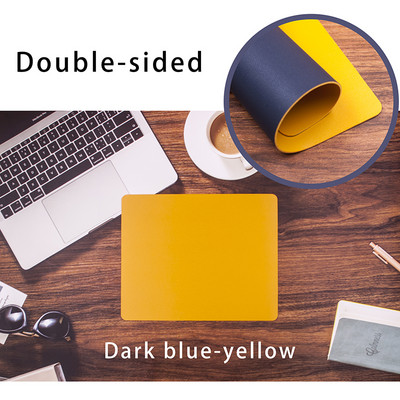 Podloga za miš Slatka dvostrana podloga za miševe Miševi Ured 21x26cm Podloga za miš Kawaii PU kožna vodootporna podloga za šalice Deskpad Girls