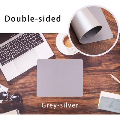 Podloga za miš Slatka dvostrana podloga za miševe Miševi Ured 21x26cm Podloga za miš Kawaii PU kožna vodootporna podloga za šalice Deskpad Girls