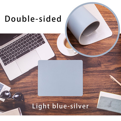 Podloga za miš Slatka dvostrana podloga za miševe Miševi Ured 21x26cm Podloga za miš Kawaii PU kožna vodootporna podloga za šalice Deskpad Girls