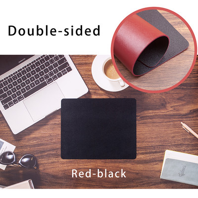 Podloga za miš Slatka dvostrana podloga za miševe Miševi Ured 21x26cm Podloga za miš Kawaii PU kožna vodootporna podloga za šalice Deskpad Girls