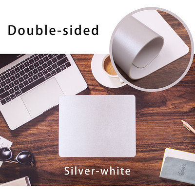 Podloga za miš Slatka dvostrana podloga za miševe Miševi Ured 21x26cm Podloga za miš Kawaii PU kožna vodootporna podloga za šalice Deskpad Girls