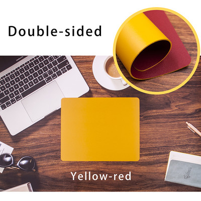 Podloga za miš Slatka dvostrana podloga za miševe Miševi Ured 21x26cm Podloga za miš Kawaii PU kožna vodootporna podloga za šalice Deskpad Girls