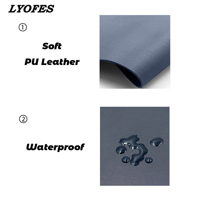 Podloga za miš Slatka dvostrana podloga za miševe Miševi Ured 21x26cm Podloga za miš Kawaii PU kožna vodootporna podloga za šalice Deskpad Girls