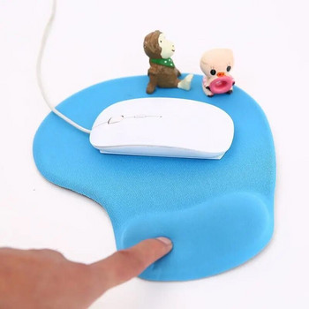 Нехлъзгаща се игрална подложка за мишка с каишка за китка Симпатични аксесоари за PC лаптоп Геймърски шкаф Настолна подложка за мишка Едноцветна подложка за мишка
