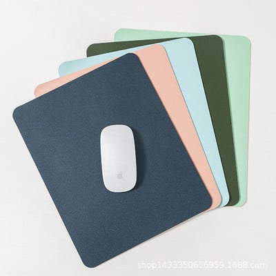 Δερμάτινα Mouse Pads Αδιάβροχα Double Side Mouse Mat Kawaii Computer Pads for Office Home 25*21cm