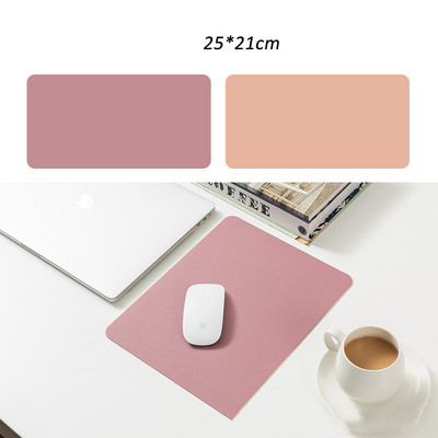 Nahast hiirematid veekindlad kahepoolsed hiirematid Kawaii arvutipadjad kontorisse koju 25*21cm