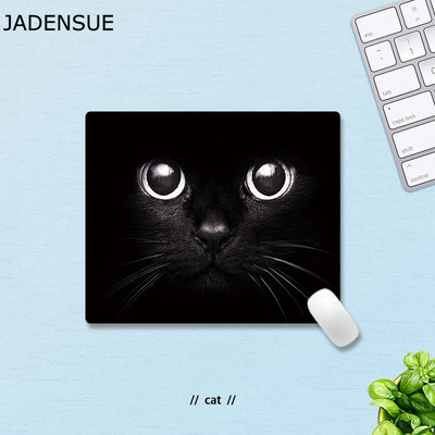 Covorașe de birou Covoraș rotund Covoraș mouse-ul pentru birou, laptop, pentru jocuri, pisică minunată, animale, joc pentru copii, covor covoraș pentru șoarece, anti-alunecare, 18x22cm