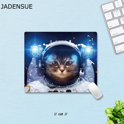 Covorașe de birou Covoraș rotund Covoraș mouse-ul pentru birou, laptop, pentru jocuri, pisică minunată, animale, joc pentru copii, covor covoraș pentru șoarece, anti-alunecare, 18x22cm