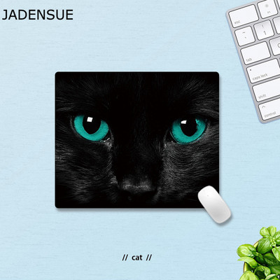 Covorașe de birou Covoraș rotund Covoraș mouse-ul pentru birou, laptop, pentru jocuri, pisică minunată, animale, joc pentru copii, covor covoraș pentru șoarece, anti-alunecare, 18x22cm