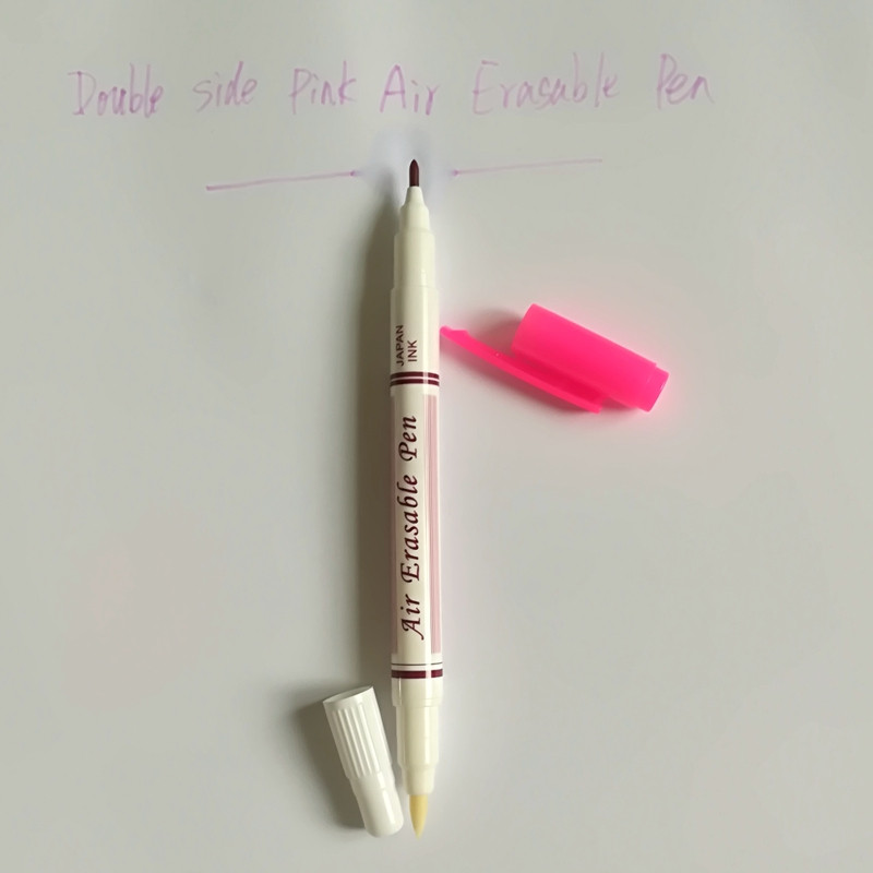 Στυλό σήμανσης διπλής όψης με εξαφανιζόμενο μελάνι με σβηστό αέρα με νερό, υφασμάτινο μαρκαδόρο Προσωρινή σήμανση στυλό αυτόματης εξαφάνισης για πανί